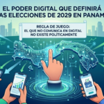 Gráfico sobre la influencia de las redes sociales en el votante panameño hacia 2029.